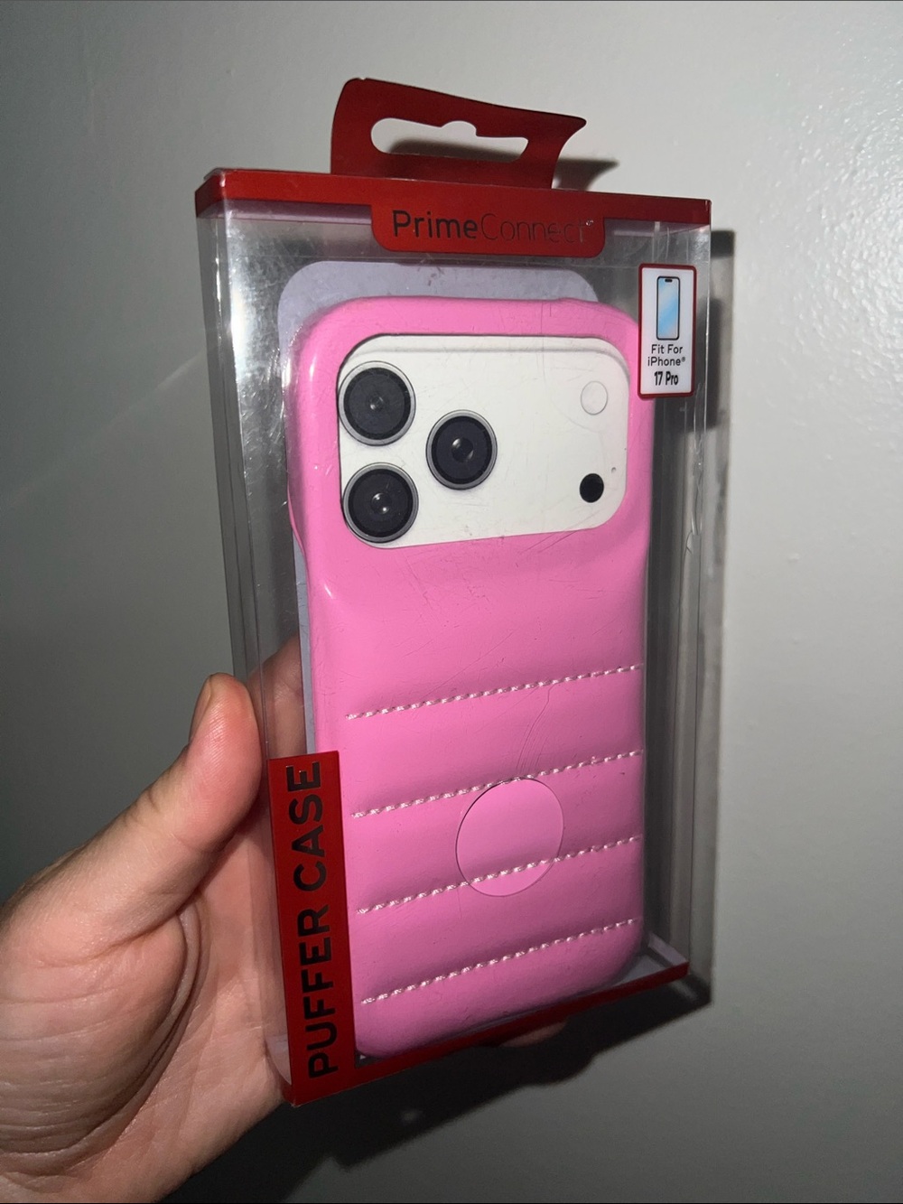 Viral Pink Puffer Case iPhone